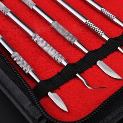 JNT | 10 Pcs / Set Dental Laboratory Kits Wax Carving Tools - Image 5