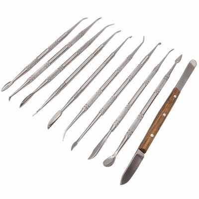 JNT | 10 Pcs / Set Dental Laboratory Kits Wax Carving Tools - Image 2