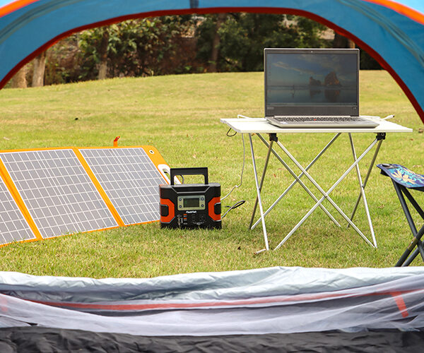 Popular Camping Portable Solar Panel Charger 100w / 18v With Type C Dc Usb Output