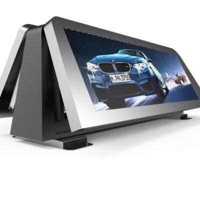 Double Side P5 Full Color Taxi Top Led Display P5 Outdoor Advertising Video Screen For Cars