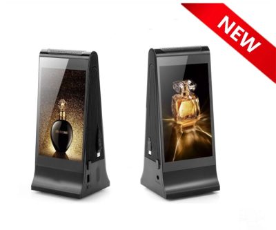 JNT | FYD-868 4G-WiFi Android Table Advertising Media Display Player With Touch Screen Dual LCD