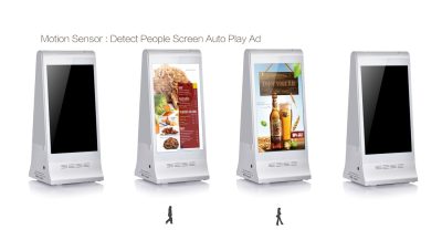 JNT | FYD-868 4G-WiFi Android Table Advertising Media Display Player With Touch Screen Dual LCD - Image 5