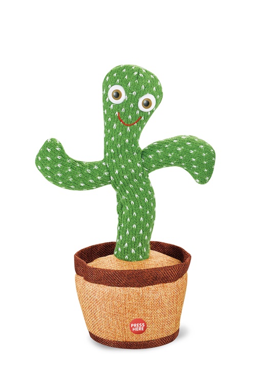 Custom Funny Dancing Cactus Toy With G-Mark