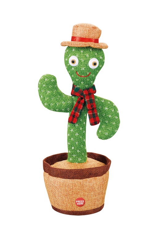 Custom Funny Dancing Cactus Toy With G-Mark