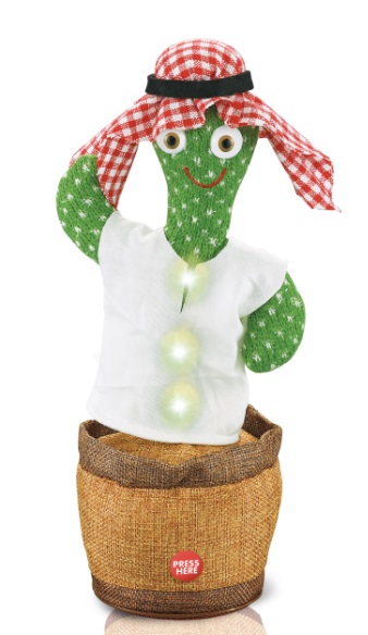 Custom Funny Dancing Cactus Toy With G-Mark