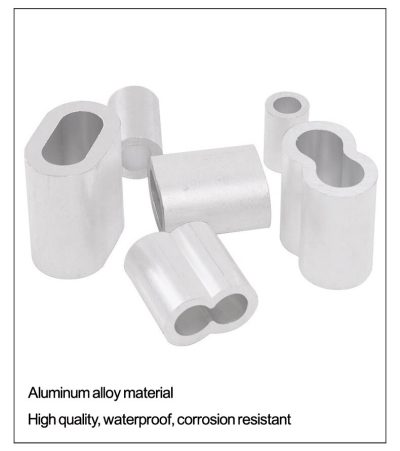 Aluminum Cable Sleeves Fit For 1MM Diameter Cable (T8) - Image 7